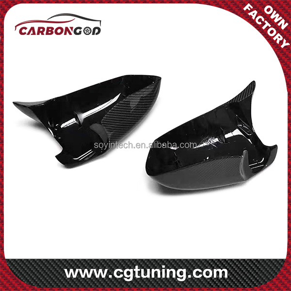 Car-styling Replacement Carbon Fiber Car Side Wing M style M Look Mirror Cover Para sa BMW 5 Series F10 F18 2010 - 2013