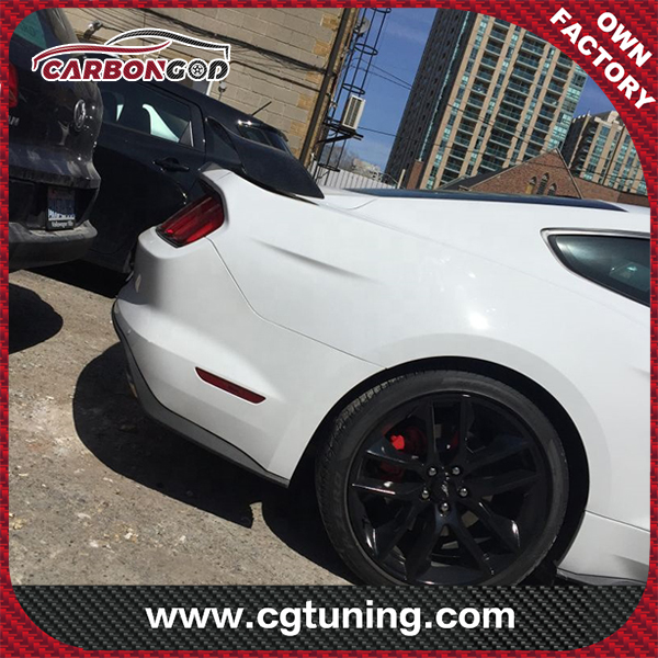 2015-17 GT350R انداز ڪاربن فائبر ڪار اسپوائلر ونگ Ford Mustang 2019 Rear Spoilers