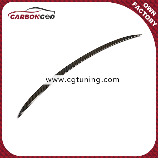 High Kick Rear Carbon Fiber Spoiler Trunk Lid Spoiler Wing for Glossy Black Fit bakeng sa BMW 3 Series M3 E92 Coupe